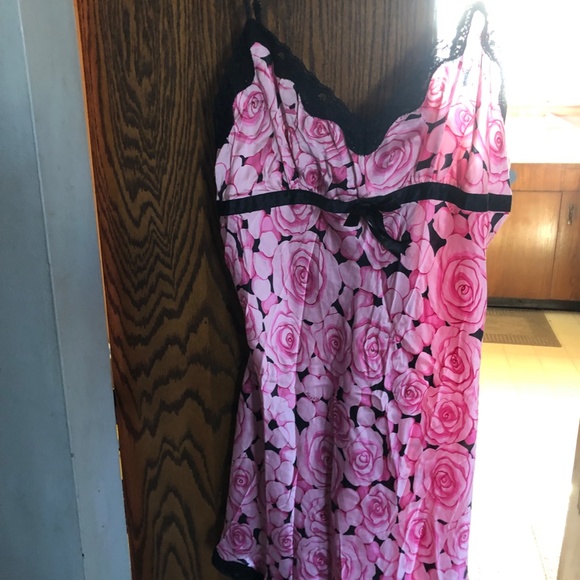 1)1996 VINTAGE NICK&NORA ROSES CHEMISE, SZXL,100%SILK, BEYOND EUC, VERY ELEGANT - Picture 12 of 15